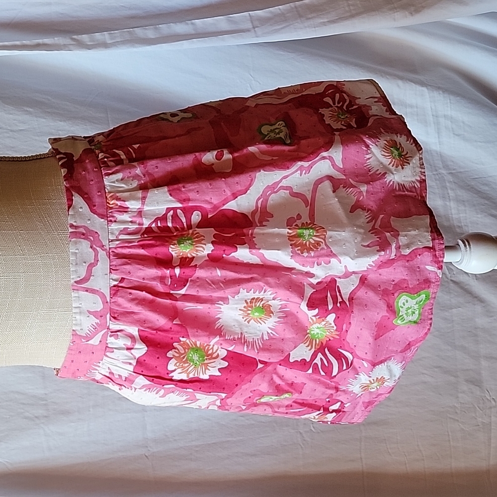 Lilly Pulitzer floral print skirt